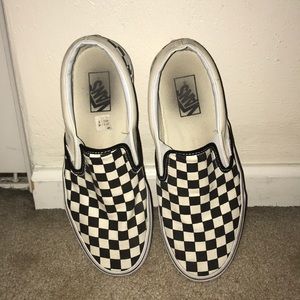 Vans Slip-on black & white checkers slip one